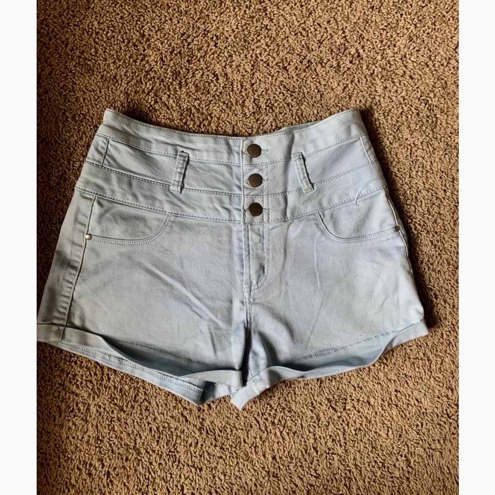 Light blue shorts